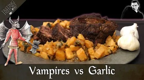 Why vampires hate garlic?