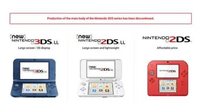 Why did nintendo discontinue 3ds?