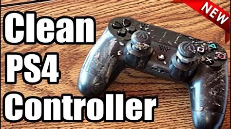 Is it safe to clean ps4 controller with alcohol?