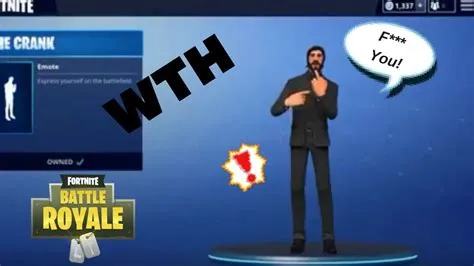 Is there swearing in fortnite?