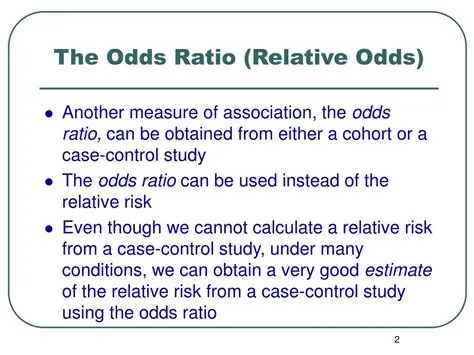 What is considered a good odds ratio?