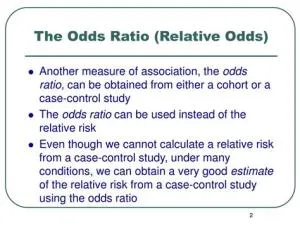 What is considered a good odds ratio?