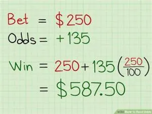 How to read odds 100 to 1?