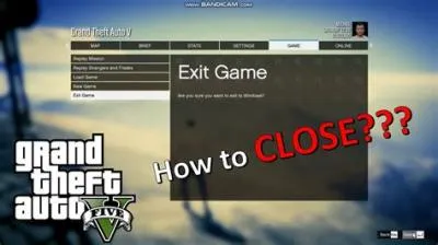 How do you exit gta v story mode?