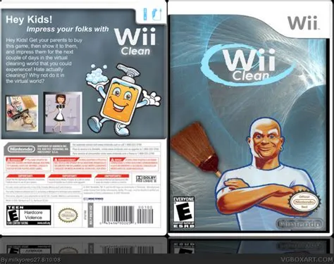 Can you clean a wii game?