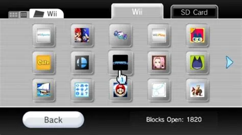 Can you copy an sd card on wii?