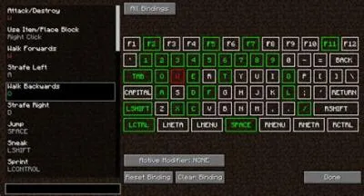 What are f3 keys in minecraft?