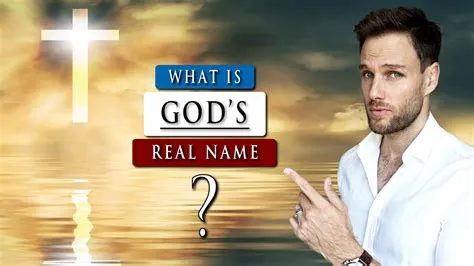 What is gods real name?