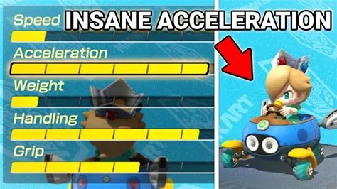 What has the best acceleration and handling in mario kart 8?