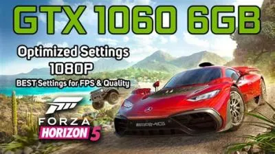 Is gtx 1060 good for forza horizon 5?