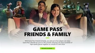 Can you share game pass games with family?