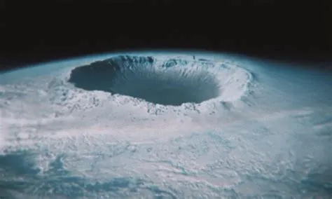 Is there a big hole in antarctica?