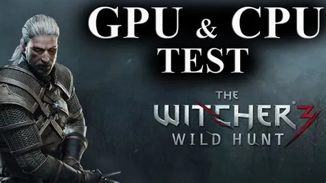 Does the witcher 3 use cpu or gpu?