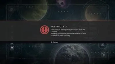 Can you get banned for leaving games in destiny 2?