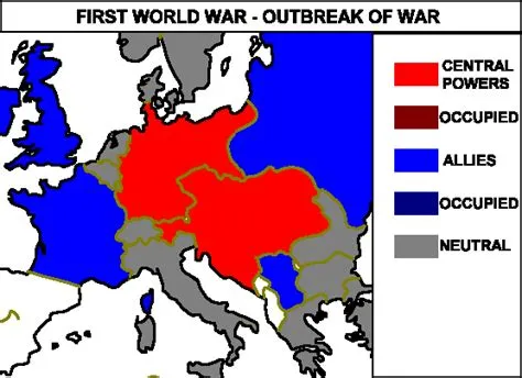 What is the outbreak of war?