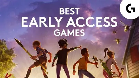 What does early access mean for a game?