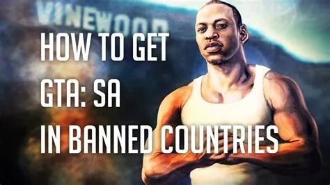 Which countries banned gta san andreas?