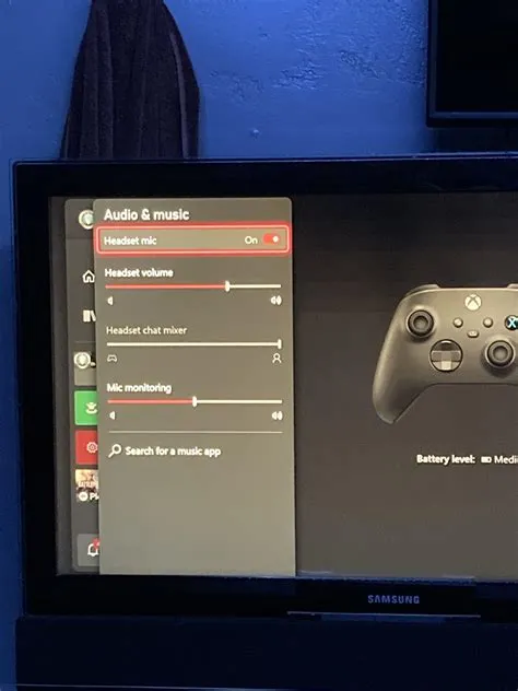 How do i check my mic volume on xbox one?