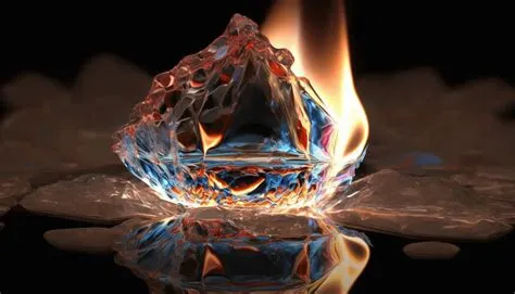 Do diamonds burn or melt?