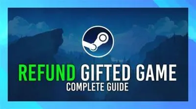 Why cant i refund a gifted game?