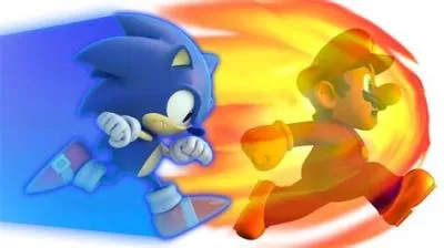 Who is faster sonic or mario?