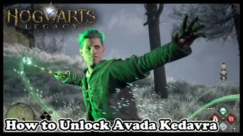 Why didn t i unlock avada kedavra?