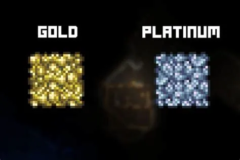 Is gold as good as platinum in terraria?