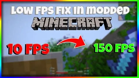 Why is my minecraft fps so low?