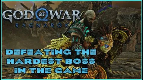 Is gna the hardest boss in god of war?