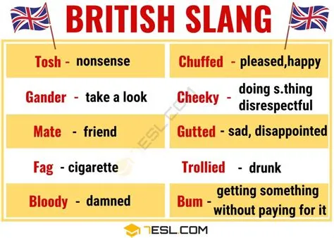 What is a chop in british slang?