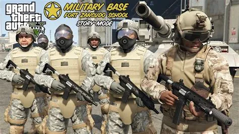 Which gta starts in the military?