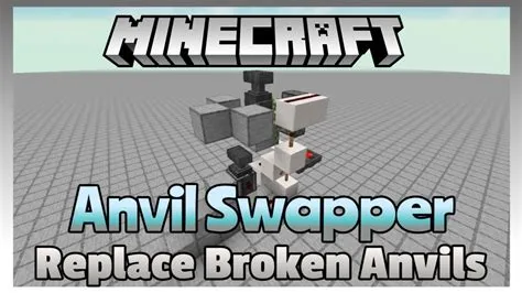 Do anvils break in minecraft?