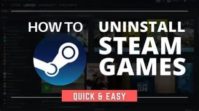 Does uninstalling a steam game delete all files?