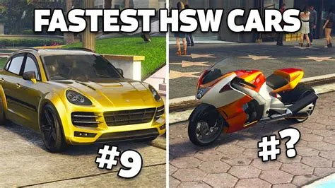 What is the fastest hsw vehicle?