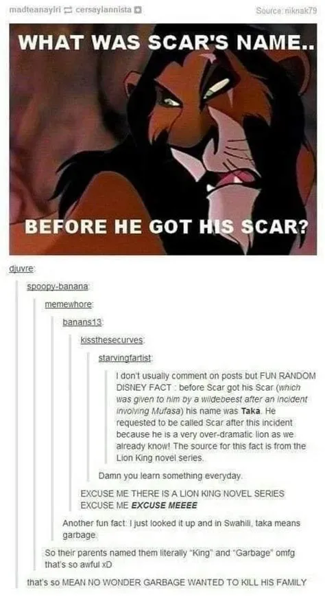 Why was scar named garbage?