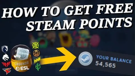 What are steam points used for?