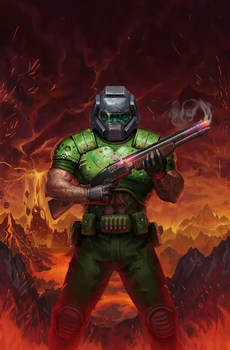 Can doomguy swim?