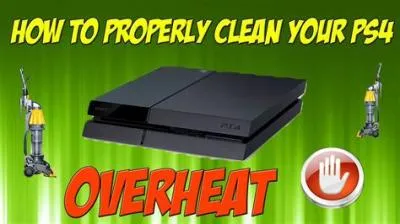 Why does my ps4 overheat after i clean it?