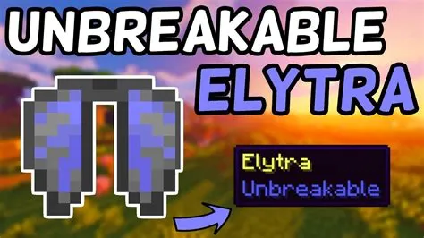 Can an elytra break?