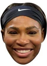 Why is serena wearing a face?