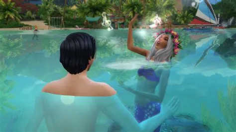 Why is my sim not turning into a mermaid?