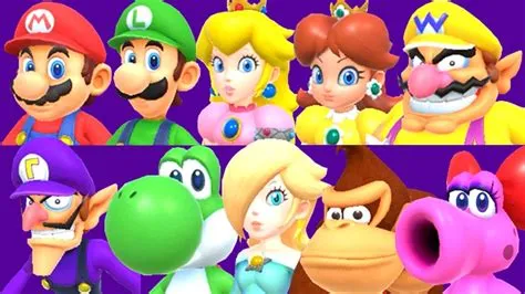 How many characters can you be on mario party superstars?