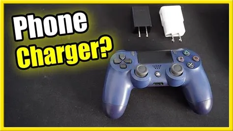 Can you charge ps4 controller with phone?