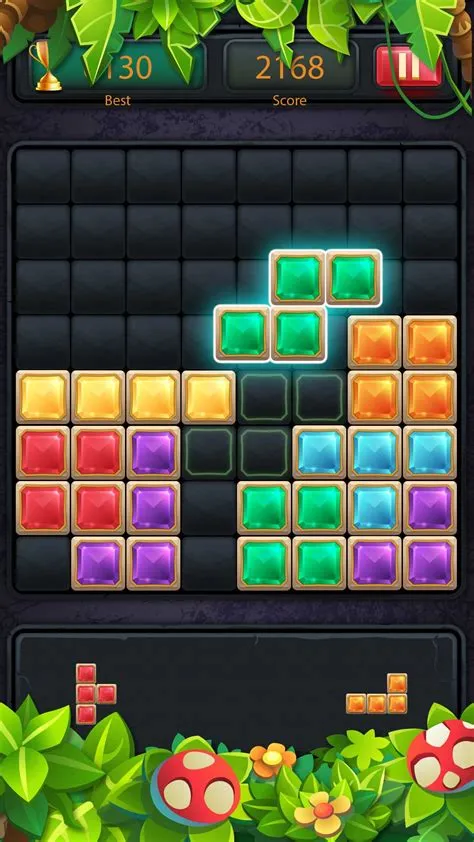 What is the block puzzle game called?