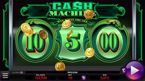 Do slot machines take cash?