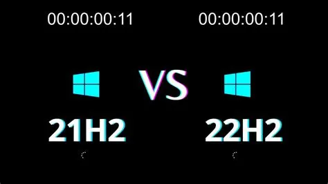 Is 22h2 faster?