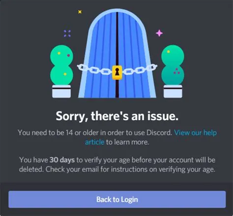 Does discord verify age?