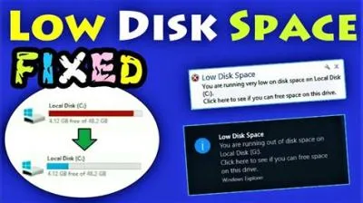 How can i fix my c drive space?