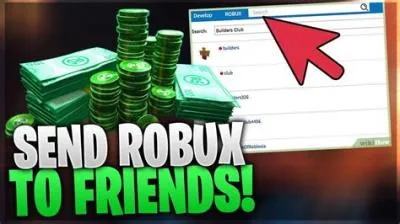 How do i send robux to a friend?