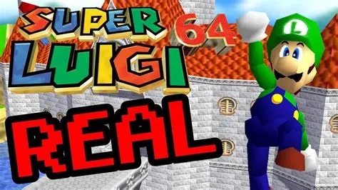 Can you actually unlock luigi in super mario 64?